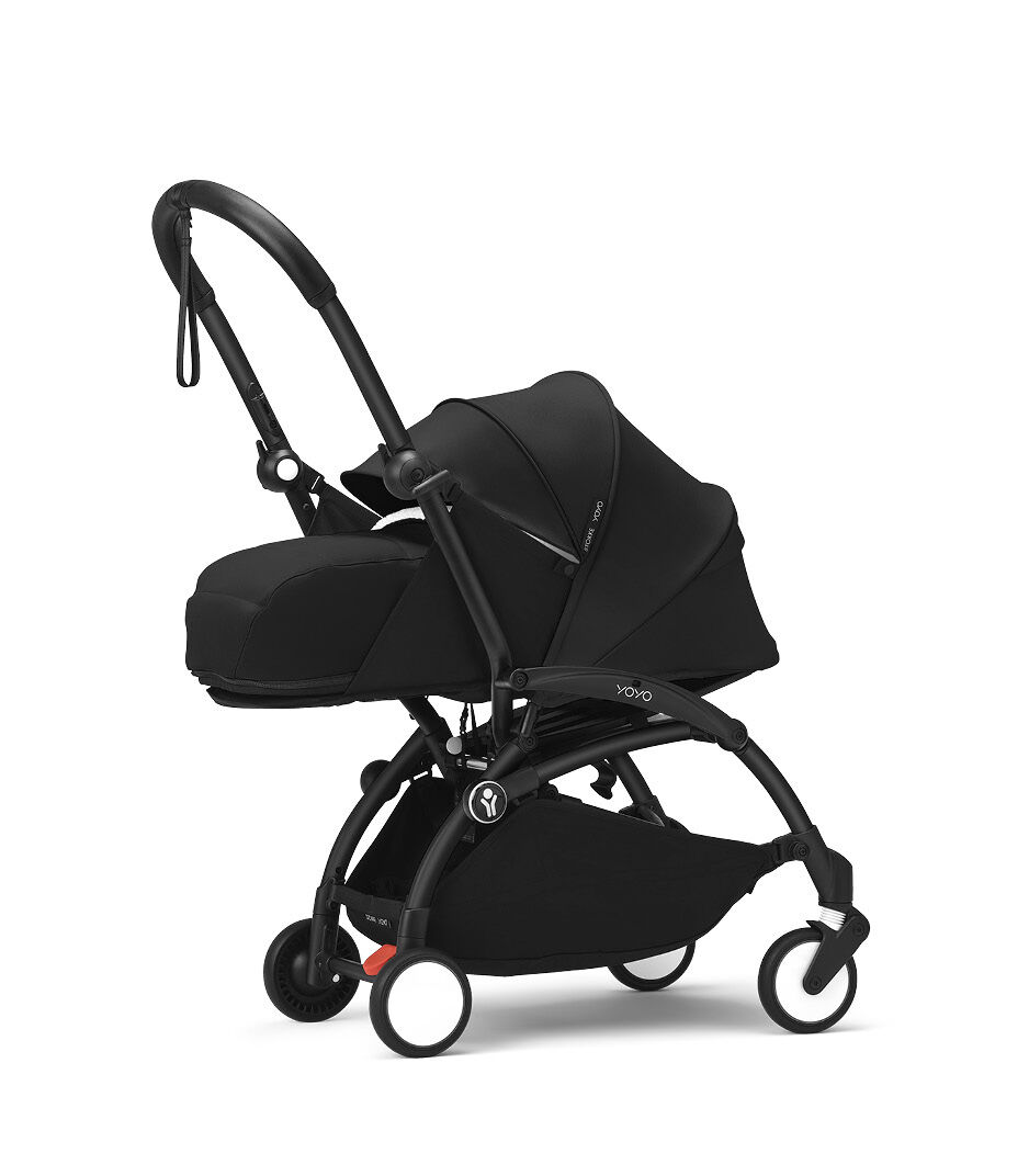 Stokke® YOYO® 0+初生睡籃, 黑色, mainview 圖庫圖像 2